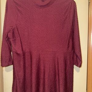 Motherhood Maternity Burgundy Textured top